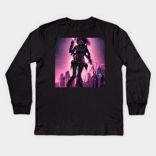 Cyperpunk robbery Kids Long Sleeve T-Shirt